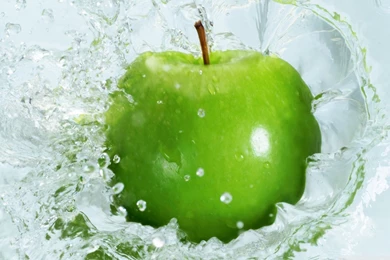 Fresh Green Apple HD Desktop Wallpapers : Widescreen : High ...