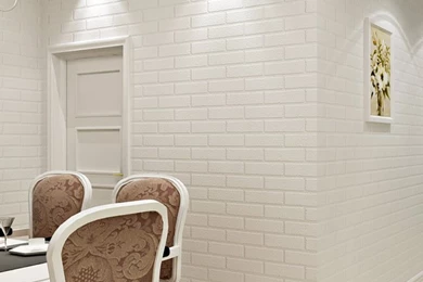 Aliexpress.com : Buy Off White 3D Modern Design Brick Wallpapers ...