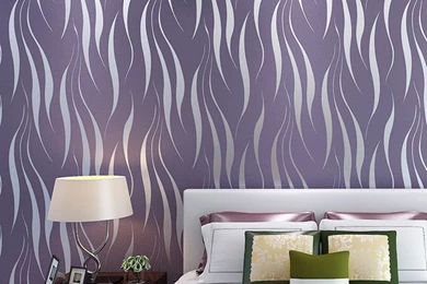 High Quality Modern 3D Wallpapers Damask Textured Eco Friendly ...