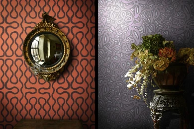 Pretty Wallpapers By Vivienne Westwood Inspires Fabric Or Lace Wall ...