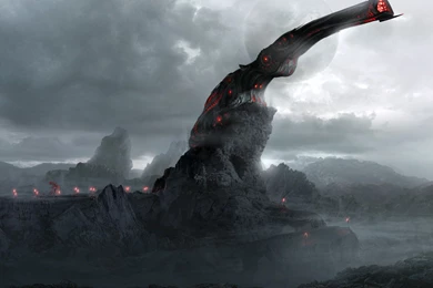 Command And Conquer Path Smokes Science Fiction Alien