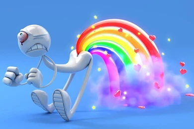 3d Stick Figure With Rainbow Free Hot Wallpapers Online : Free ...