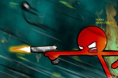 Stick Figure With Guns = BadA$$ By SKIBBZ On DeviantArt