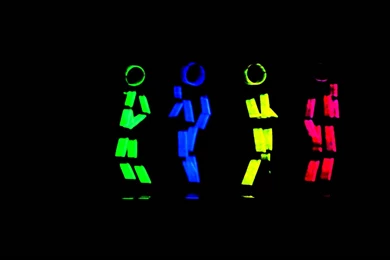 Glow Stick Figure Dance YouTube