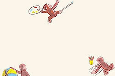 Curious George Fun Wallpapers Roll   Contemporary   Wallpapers   By ...