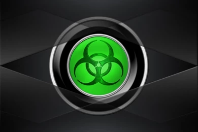 BLACK BOIHAZARD GREEN BIOHAZARD SYMBOL – Abstract 3D And CG HD ...