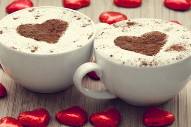 Coffee Love Heart Wallpapers