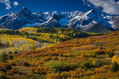 Mountain Landscape In Aspen, Colorado HD Desktop Wallpapers : High ...
