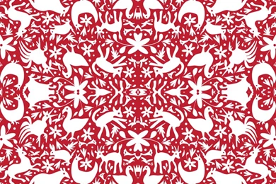 Mexico Springtime: White On Red (Large Scale) Wallpapers Sammyk ...