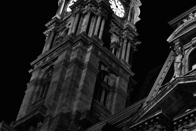 Download Skyscraper Backgrounds, Dark, Black White, Building ...