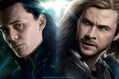 DeviantArt: More Like LOKI THOR Wallpapers By Sheridan J