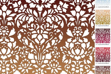 Chuck B's   Digital Damask Patterns At HDEXPO 2011