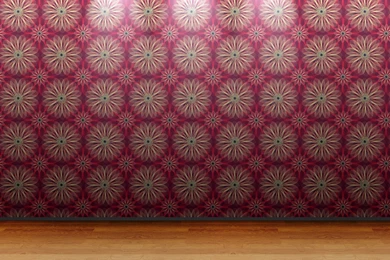 Floral Wall Pattern Wallpapers