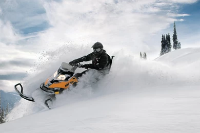 SKI DOO Snowmobile Sled Ski Doo Winter Snow Extreme Wallpapers ...