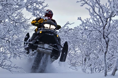 SKI DOO Snowmobile Sled Ski Doo Winter Snow Extreme Wallpapers ...