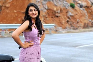 South Indian Actress Hansika Motwani Sleeveless Dress Hd ...