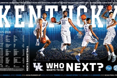 UK Athletics Posters And Pocket Schedules   UK Wildcats