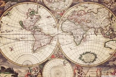 Old Earth Map HD Desktop Wallpapers : Widescreen : High Definition ...