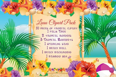 Popular Items For Beach Clipart On Etsy