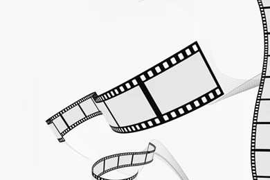 Movie Film Strips Backgrounds   Movie &amp; TV   PPT Backgrounds