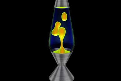 Lava Lamp Blue Yellow Hd Wallpapers   (