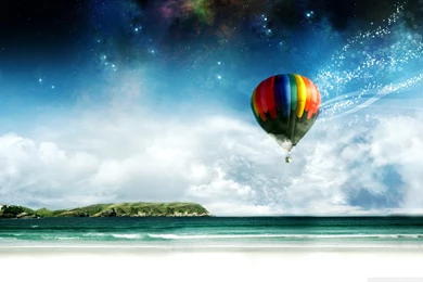 Colorful Hot Air Balloon Ride HD Desktop Wallpapers : High ...