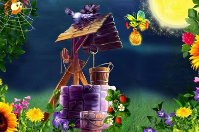 Sun Bright Flowers Berries HD Desktop Wallpapers : Widescreen ...