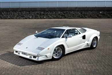 White Lamborghini Countach Wallpapers   Image