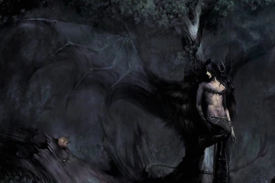 Anime Fallen Angel Boy Backgrounds Wallpapers