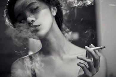 Wallpapers Smoking Girl 1280x800