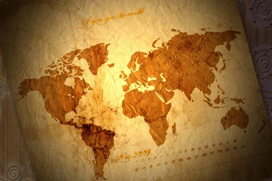 Wallpapers Old World Map 1900x1200