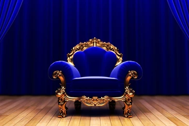Blue Couch Studio King Armchair Wallpapers