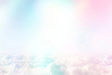 Rainbow Colors Over Fluffy Clouds Fantasy Android Wallpapers Free ...