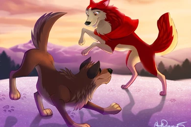 Balto And Jenna By Tweakfox On DeviantArt
