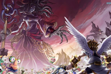 Wallpapers Medusa Kid Icarus Game 1920x1200