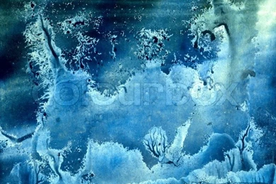 Mystical Watercolor Backgrounds With A Surreal Landscape