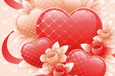 Abstract Love In Pink Love   iPhone Wallpapers