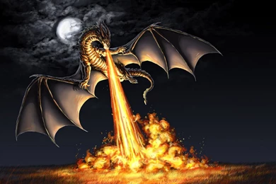 Dragon Fireball Attack Wallpapers From Dragons Wallpapers