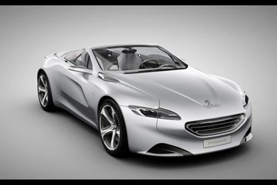 2010 Peugeot SR1 Concept Car   Studio Front Angle Topless ...