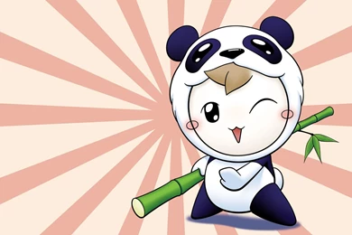 Cartoon Anime Tare Panda