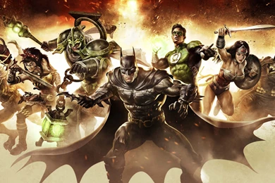Infinite Crisis Batman Wonder Woman Green Lantern Gaslight ...