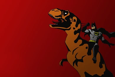 Batman Riding T Rex Wallpapers » WallDevil   Best Free HD Desktop ...