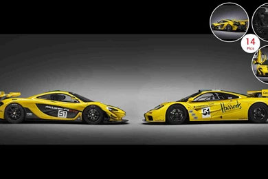 2015 McLaren P1 GTR And McLaren F1 GTR   Side