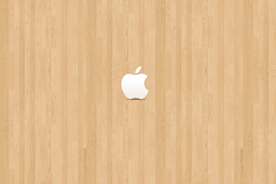 Collection Of HD Apple Logo Wallpapers On Wood