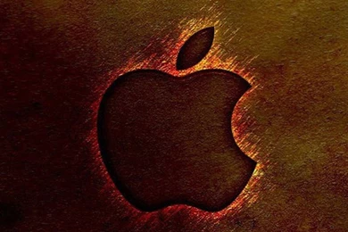 Wood Apple Logo iPhone 6 Wallpapers