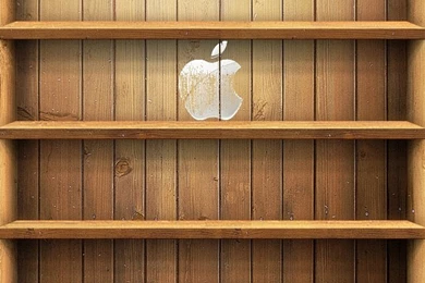 Apple Wood Cabinet iPhone HD Wallpaper, iPhone HD Wallpapers ...