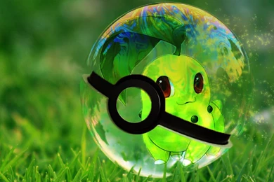 Chikorita In Pokeball By Gag2250 On DeviantArt