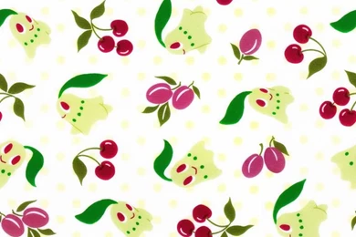 Chikorita And Cherries Pattern
