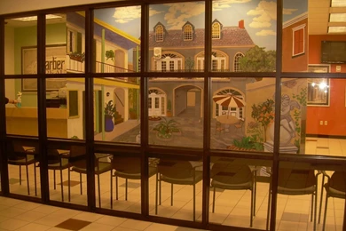 Custom Made Navy Exchange Retail Store   French Quarter Courtyard ...