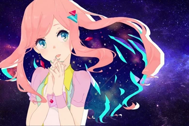 Galaxy Desktop Wallpapers Anime Girl Edit By LizzyWolfFire6 On ...